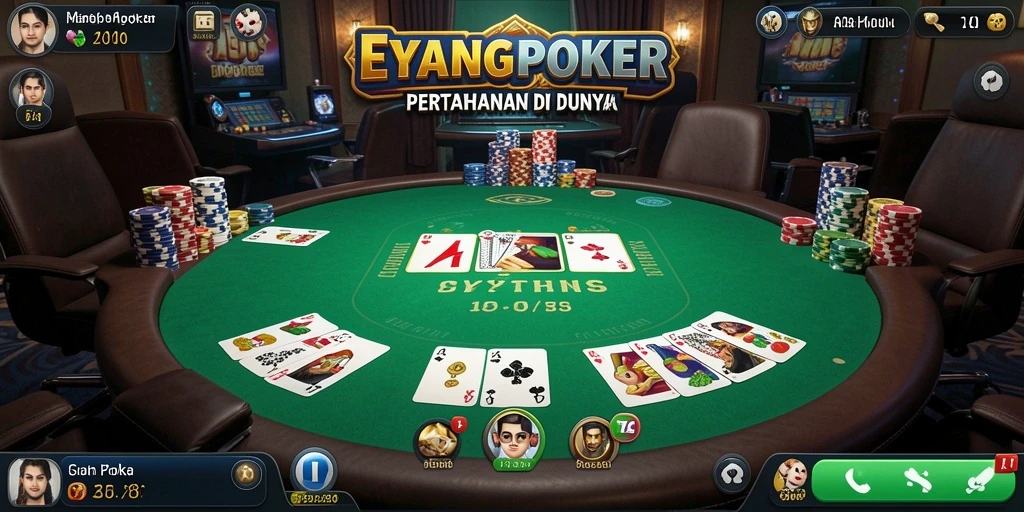 Tampilan menara pertahanan dalam gameplay EYANGPOKER yang menegangkan.