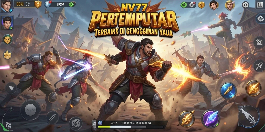 Gameplay NV77 yang mendebarkan dengan aksi Battle Royale.