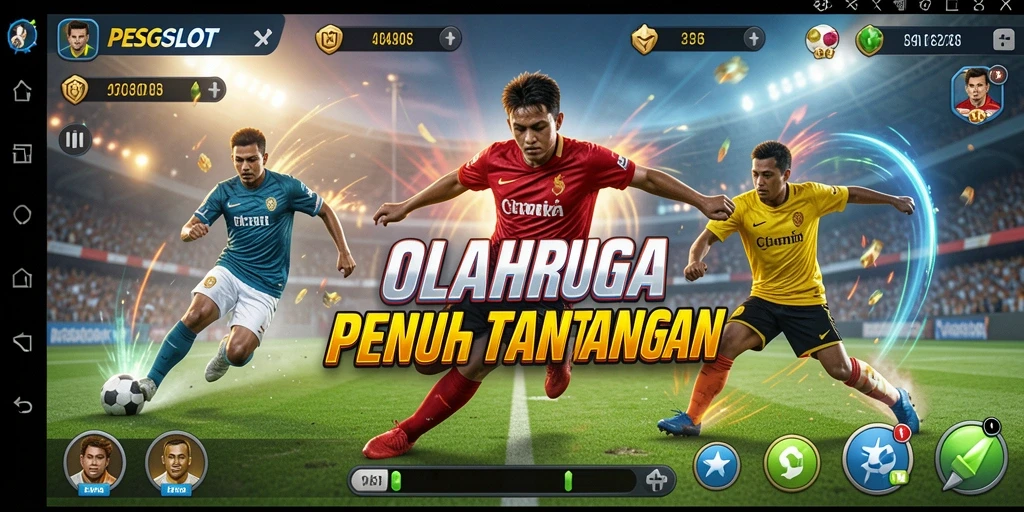 Tampilan gameplay PESGSLOT yang seru dan interaktif dalam olahraga.