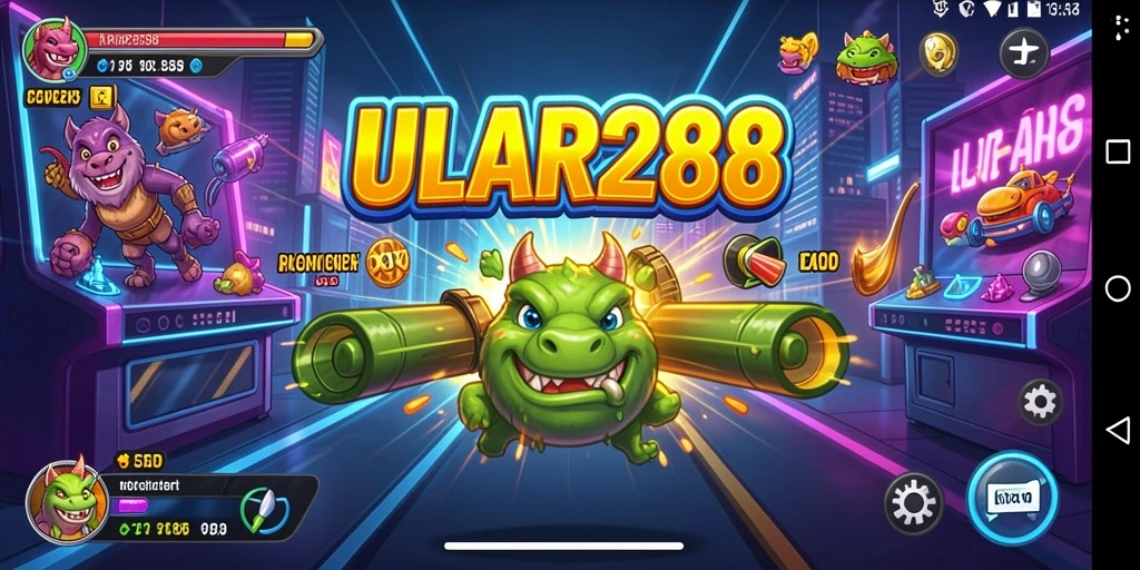Tampilan gameplay menarik dari ULAR288 yang menunjukkan aksi seru.